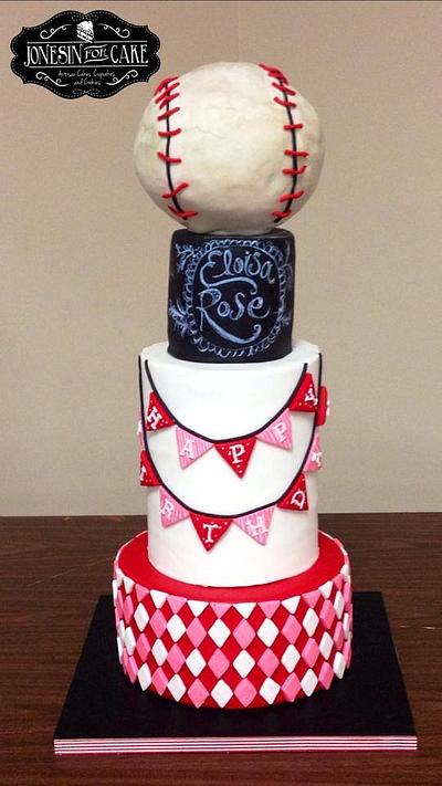 Baseball---league of her own! :) - Cake by Jonesin' for Cake
