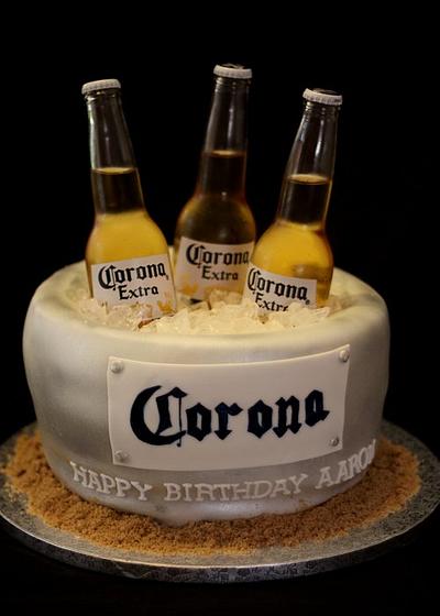 Corona Beer bucket cake - Cake by Jewell Coleman