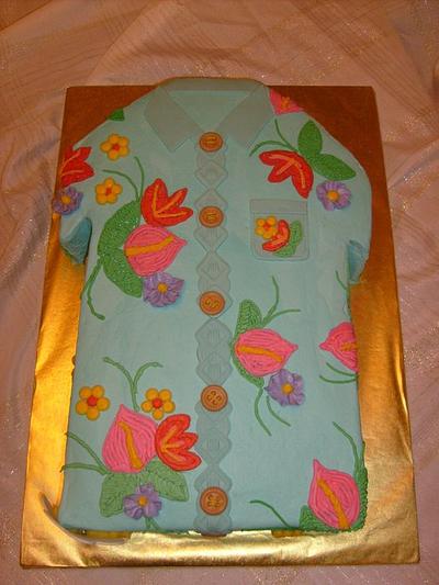 Tony's Hawaiian Birthday - 80! - Cake by Pamela