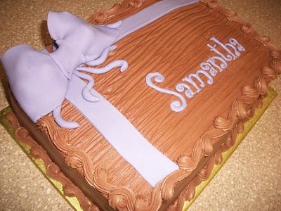 Chocolate Birthday Sheet Cake - Cake by caymancake