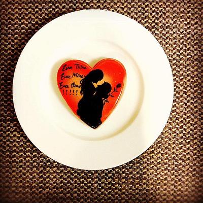 Love stories on cookies - Cake by Sugary Couture