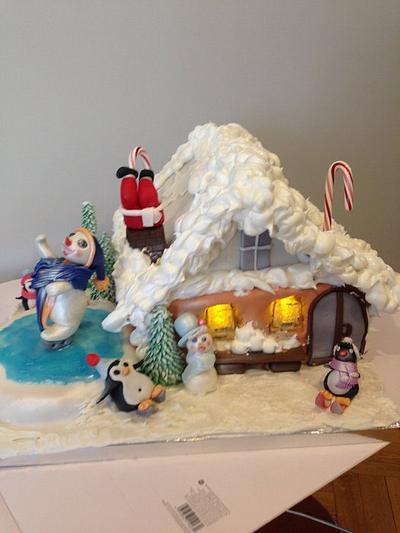 winter house - Cake by Galina