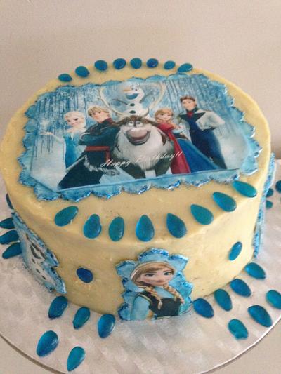 Frozen  - Cake by priscilla-patisserie
