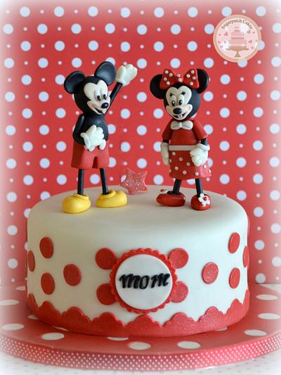 Mickey & Minnie for Mom - Cake by Sugarpatch Cakes