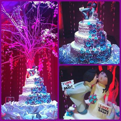 Daryl & Mai's Wedding Cake - Cake by xanthe