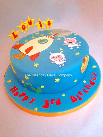 George in Space - Cake by The Billericay Cake Company