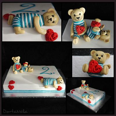 Teddy bears in Love - Cake by DortaNela