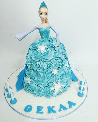 Elsa cake - Cake by Vanilla bean cakes Cyprus