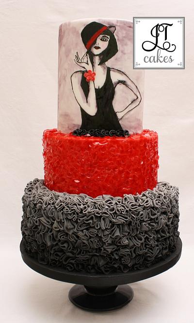 Cabaret Girl - Cake by JT Cakes