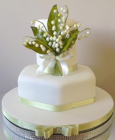 Lily of the Valley - Cake by Alison's Bespoke Cakes
