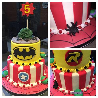 Super Hero Cake - Cake by Tonya