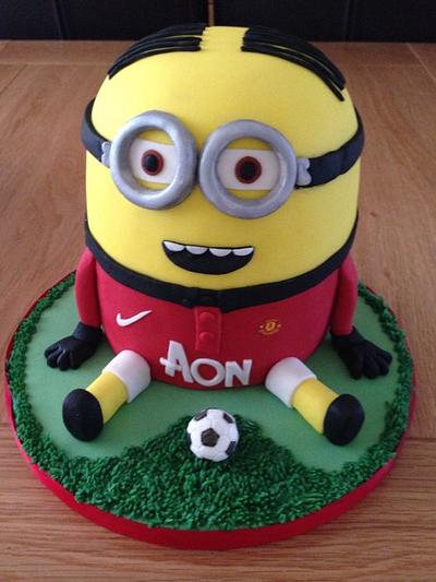 Manchester United fan Minion Dave - Cake by Roberta