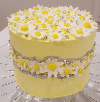 Daisy Fault Line Cake - Cake by Ginny