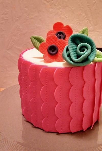 Fabric Inspired Cake - Cake by M. Johnson