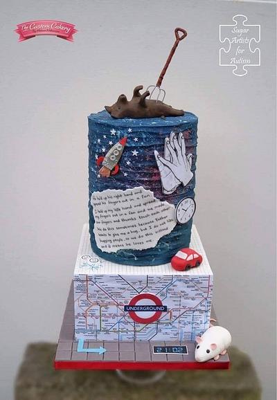 Sugar Art 4 Autism - The Curious Incident of the Dog in the Night-time  - Cake by The Custom Cakery