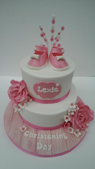 Booties and Flowers - Cake by Jenny Dowd