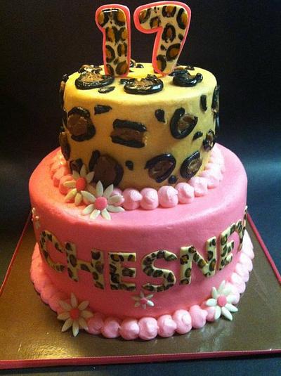 Cheetah Birthday Cake - Cake by Heather Britton Collins