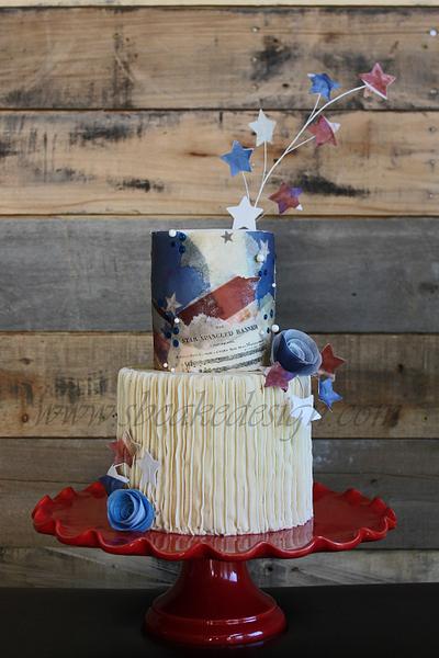 Americana Cake - Cake by Shannon Bond Cake Design