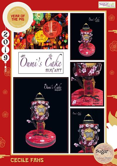 Chinese New Year SugarJunkies Collaboration  - Cake by Cécile Fahs