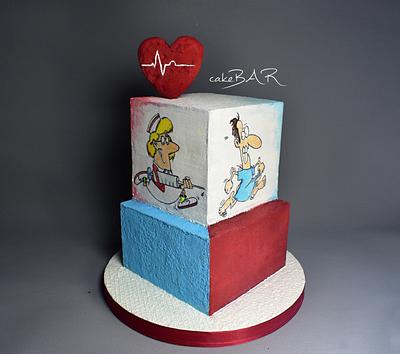 crazy nurse :) - Cake by cakeBAR