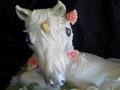 Unicorn sculpt - Cake by Trinity Wood