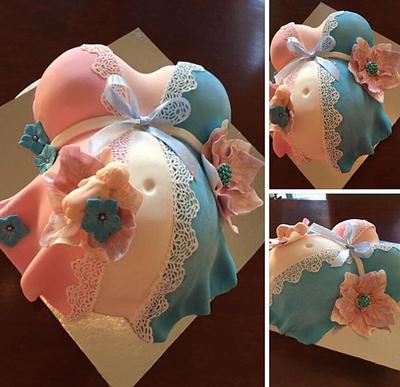 Gender reveal cake - Cake by Jenny's Cakery 