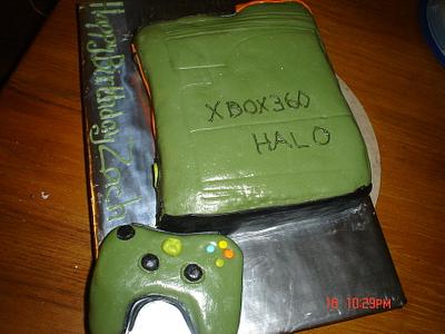Xbox Halo cake - Cake by Dana