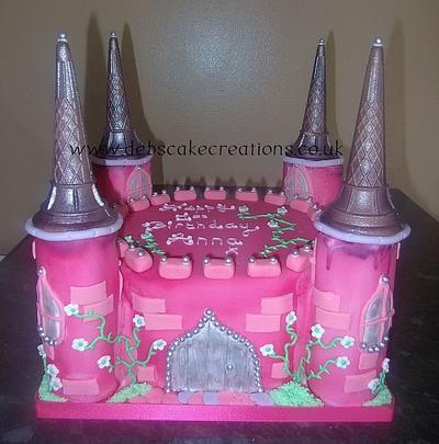 Princess Castle - Cake by debscakecreations