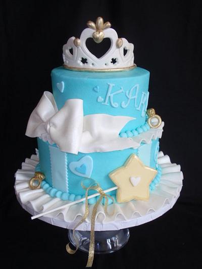 Blue Princess Cake - Cake by jan14grands