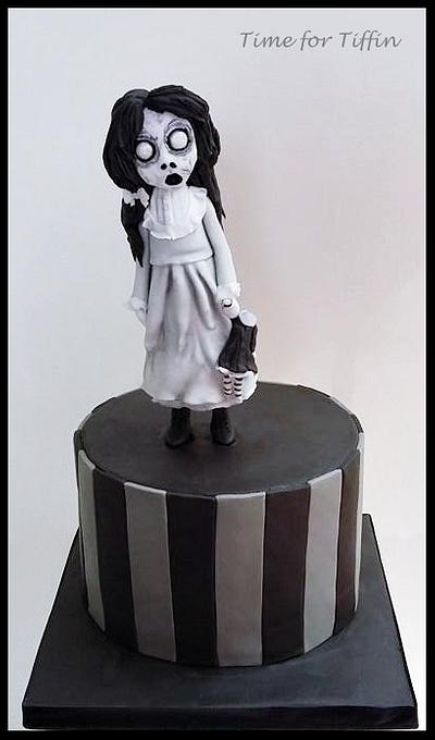 Penny Dreadful Ghost Girl  - Cake by Time for Tiffin 