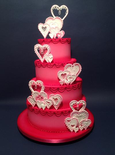 Happy valentines day - Cake by Peter Roberts