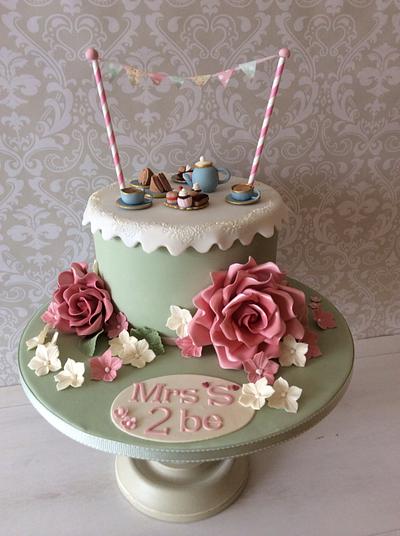 Vintage tea party "hen do" - Cake by Anna Caroline Cake Design