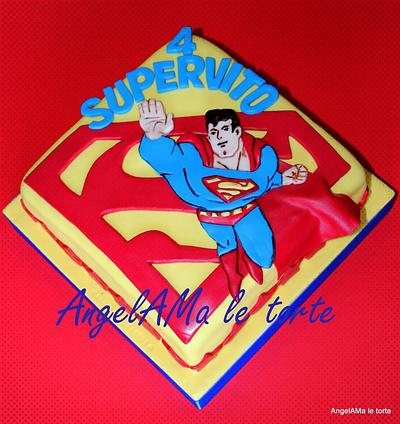 superman cake - Cake by AngelaMa Le Torte