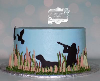 Duck Hunter - Cake by Sugar Sweet Cakes