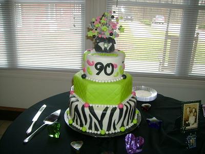 90th Birthday - Cake by Theresa