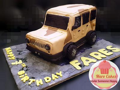 Army 4×4 car - Cake by Maro Cakes