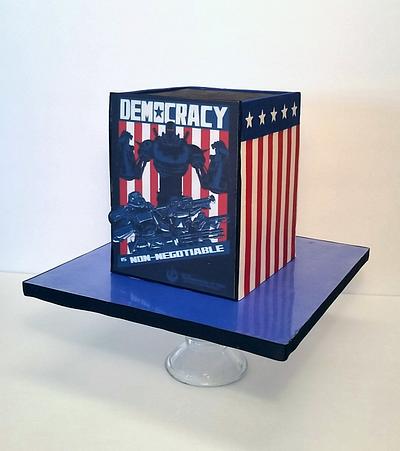 Democracy...is non-negotiable  - Cake by Terri Coleman