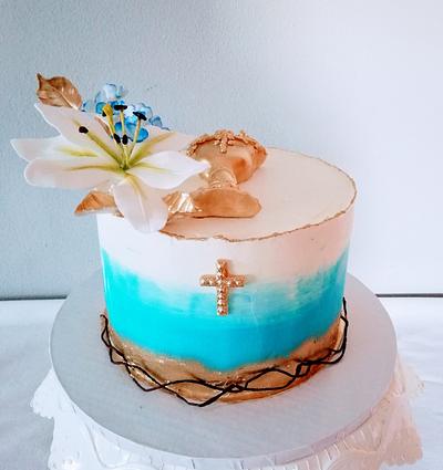 Cake with chalice - Cake by alenascakes