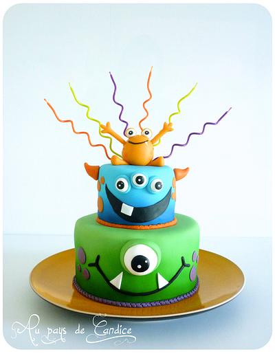 Funny monsters - Cake by Au pays de Candice