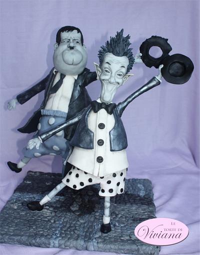 Laurel and Hardy Cake - Cake by Viviana Aloisi