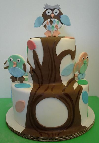 Owl Cake - Cake by Melissa Walsh