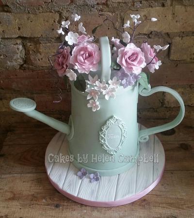 Watering Can Cake - Cake by Helen Campbell
