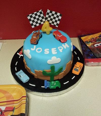 Cars Themed Birthday Party - Cake by Jennie