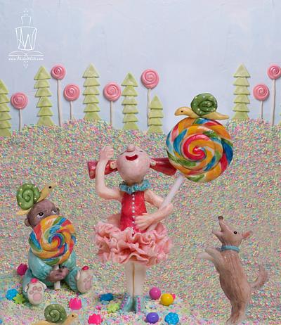 WHAT ARE LITTLE BOYS MADE OF? - Sweet Fairy Tales Sugar Collaboration - Cake by Akiko White 