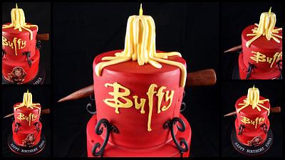Buffy the Vampire Slayer - Cake by Lisa-Jane Fudge