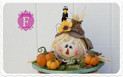 Scarecrow Fall Cake  - Cake by Fernanda Abarca