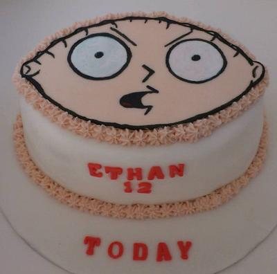 Family Guy Stewie 6" cake - Cake by Deborah Wagstaff