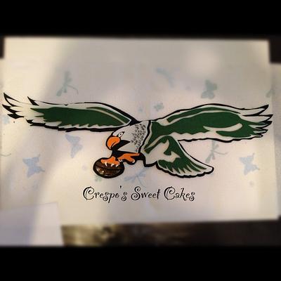 Eagles Logo - Cake by Jenifer Crespo-Martinez 