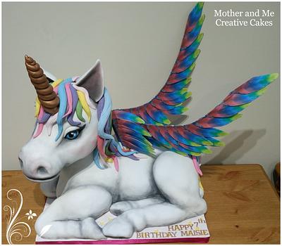 Unicorn cake  - Cake by Mother and Me Creative Cakes