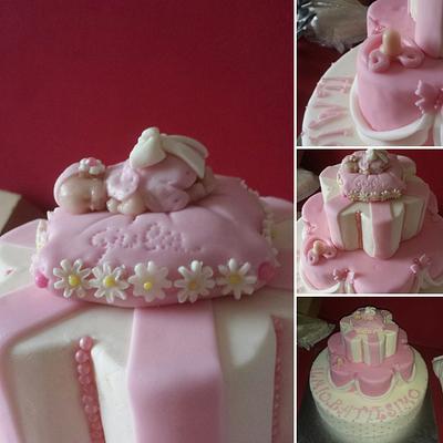 Pink cake - Cake by Alice in Cakeland